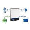 Hybrydowy zestaw solarny off-grid ESB-10kW-48 MPPT 10xPV Mono bateria Slim 5kWh